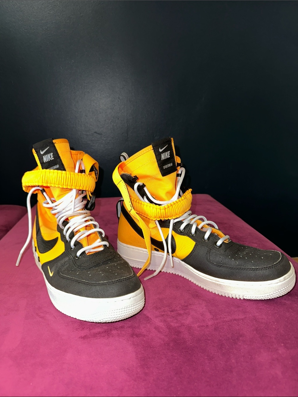 Nike SF Air Force 1 High Laser Orange Size 10